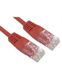 Spire Moulded CAT5e Patch Cable  5 Metres  Full Copper  Red
