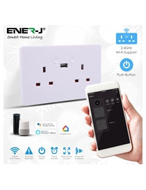 ENER-J Smart WiFi 13A Twin...