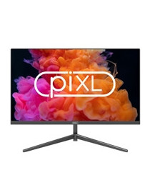 piXL CM24F17 24 Inch Frameless Monitor  Widescreen IPS LCD Panel  5ms Response Time  75Hz Refresh Rate  Full HD 1920 x 1080  VGA / HDMI  16.7 Million Colour Support  Black Finish