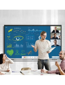 Dahua DeepHub Lite Education DHI-LPH75-ST470-B 75 Inch Interactive Smart Whiteboard  4K Display  Android 11  Speakers  HDMI  USB-C  WiFi and Ethernet.