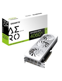 Gigabyte Nvidia GeForce RTX 4060Ti AERO OC 8GB Triple Fan White Graphics Card