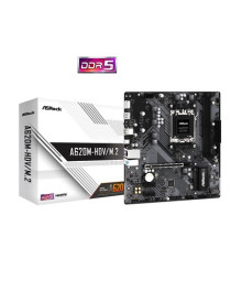 ASRock A620M-HDV/M.2  AMD A620  AM5  DDR5  SATA3  M.2  USB 3.2 Gen1  MicroATX