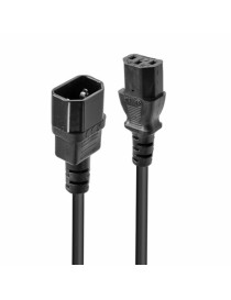 LINDY 30331 2m IEC Extension Cable  Black