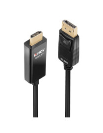 LINDY 40926 2m Active DisplayPort to HDMI Cable with HDR