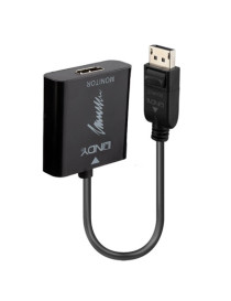 LINDY 41068 DisplayPort 1.2 to HDMI 2.0 18G Active Converter  Connect a DisplayPort computer to an HDMI 4k display  Supports resolutions up to 3840x2160@60Hz  2 year warranty