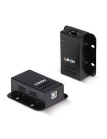 LINDY 42680 50m USB 2.0 Cat.6 Extender  Plug & Play Installation  2 Year Warranty