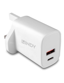 LINDY 73416 20W USB Type A & C Charger