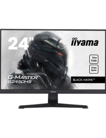 Iiyama G-Master G2450HS-B1 24 Inch Monitor  Full HD  HDMI  DisplayPort  1ms  Freesync  75Hz  Speakers  Matt Black  Int PSU  VESA