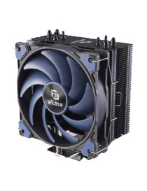 Akasa Alucia H4 Plus CPU Air Cooler  120mm Fan  Aluminium Fins  4x Copper Heatpipes  Intel 1700/1200 115X 2066/11  AM4