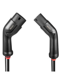 LINDY 30110 5m Type 2 EV-Charging cable  11kW  3-phase charging for electric and hybrid vehicles  Supplied with a carrying bag for convenient storage  2 year warranty