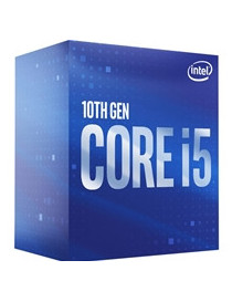 Intel Core i5 10400F 6 Core Processor Processor 12 Threads  2.9GHz up to 4.3Ghz Turbo Comet Lake Socket LGA 1200 12MB Cache  65W  Cooler  No Graphics