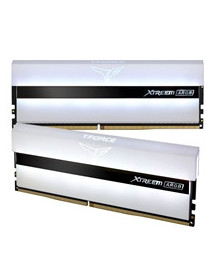 Team T-Force XTREEM ARGB 64GB White Heatsink with ARGB LEDs (2 x 32GB) DDR4 3600MHz DIMM System Memory