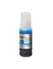 InkLab 103 Epson Compatible EcoTank Cyan ink bottle