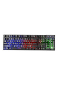 Marvo Scorpion K605 Gaming Keyboard  3 Colour LED Backlit  USB 2.0  Frameless Design with Multi-Media and Anti-ghosting Keys  UK Layout
