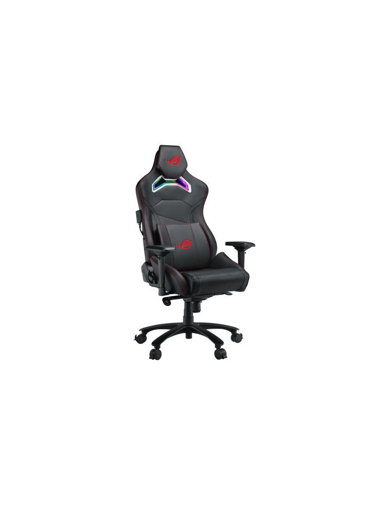 Asus ROG Chariot RGB Gaming Chair  Racing-Car Style  Steel Frame  PU Leather  Memory-Foam Lumbar  4D Armrests  145° Recline   Tilt & Class 4 Gas Lift