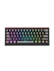 Marvo Scorpion KG962-UK USB Mechanical gaming Keyboard with Red Mechanical Switches  60% Compact Design with detachable USB Type-C Cable  Adjustable Rainbow Backlights  Anti-ghosting N-Key Rollover