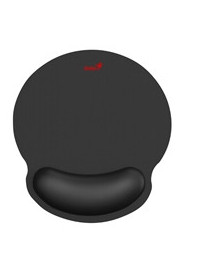 Genius G-WMP100 Ergonomic Mouse Pad with Wrist Rest for Support and Comfort with Anti-Slip Rubber Base  Black