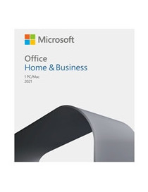 Microsoft Office 2021 Home and Business English Medialess Software Lifetime Subscription - Retail Boxed