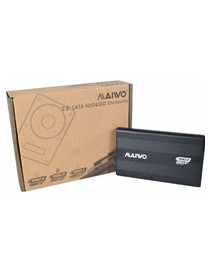 Maiwo 2.5 Inch External Hard Drive Enclosure  USB 3.0  5Gbps  Black  For SATA III HDD/SSD