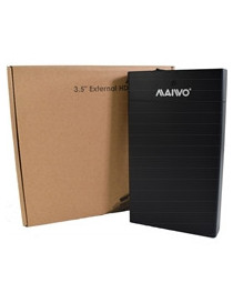 Maiwo USB 3.0 3.5“ External Hard Drive Enclosure  with Power Adapter