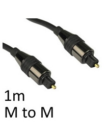 TOSLINK Digital Optical (M) to Digital Optical (M) 1m Black OEM Cable