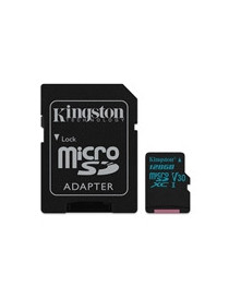Kingston Canvas Select 128GB Micro SD UHS-I Flash Card with Adapter