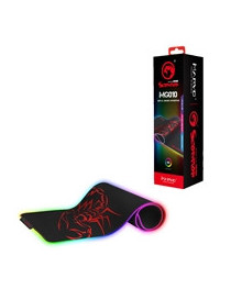 Marvo MG010 Gaming Mouse Pad  7 colour LED with 3 RGB Effects  XL 800x310x4mm  USB Connection  Soft Microfiber Surface for speed and control with Non-Slip Rubber Base and Stitched Edges  Black