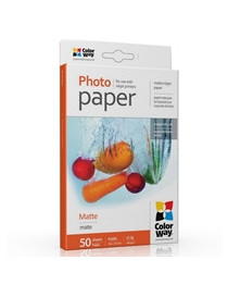ColorWay Matte 6x4 190gms Photo Paper 50 Sheets