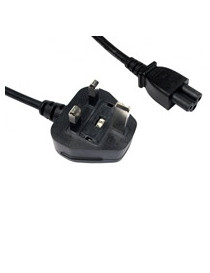 UK Mains to Clover C5 5 Amp 1.8m Black OEM Power Cable
