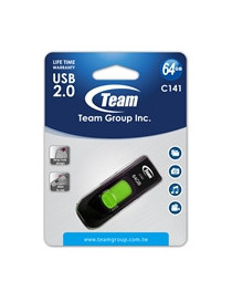 Team C141 64GB USB 2.0 Green USB Flash Drive