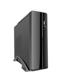 CiT S003B Micro ATX Slimline Desktop Case  300W  8cm Fan  Front USB 3.0  Card Reader  Black. 244 x 244mm Max Motherboard Size