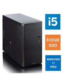 Spire MATX Tower PC  Fractal Core 1100 Case  i5-11400  8GB 3200MHz  512GB SSD  Bequiet 550W  No Optical  KB & Mouse  Windows 11 Pro