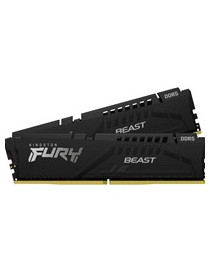 Kingston FURY Beast 64GB (2 x 32GB) 6000MHz DDR5 DIMM System Memory Black Heatsink