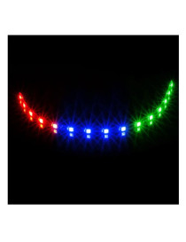 GameMax Viper 300mm ARGB Strip  15 LEDs  Magnets & Adhesive Tape  3-Pin ARGB  Supports Daisy Chaining