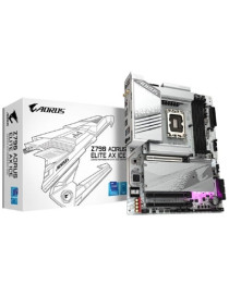 Gigabyte Z790 AORUS ELITE AX ICE  Intel Z790  S 1700  DDR5  PCIe 5.0  4x M.2  2.5GbE  WiFi 6E/BT5.3  ATX Motherboard