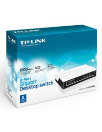 TP-Link TL-SG1008D 8-Port Gigabit Desktop Switch 8 10/100/1000Mbps RJ45 ports Plastic case