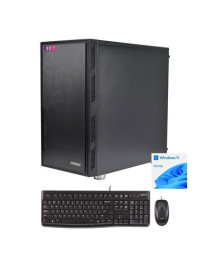 LOGIX 12th Gen Intel Core i3 4.30GHz Wired/ Wireless Family Desktop PC with Windows 11 Home & Keyboard & Mouse