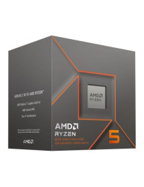 AMD Ryzen 5 8500G with Wraith Stealth Cooler  AM5  Up to 5.0GHz  6-Core  65W  22MB Cache  4nm  8th Gen  Radeon Graphics