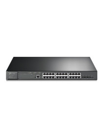 TP-Link Omada JetStream TL-SG3428XMP V1 switch  Managed  24 x 10/100/1000 (PoE+)  4 x 10 Gigabit SFP  rack-mountable  PoE+ (384 W)
