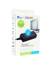 Powercool 120W 19.5V 6.15A Universal Laptop AC Adapter - Charger With 8 TIPS