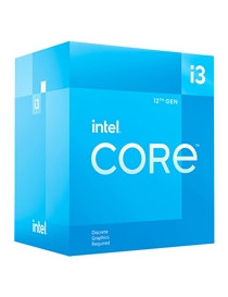 Intel Core i3 12100F 4 Core Processor 8 Threads  3.3GHz up to 4.3Ghz Turbo  Alder Lake Socket LGA 1700  12MB Cache  60W  Maximum Turbo Power 89W  Cooler  No Graphics