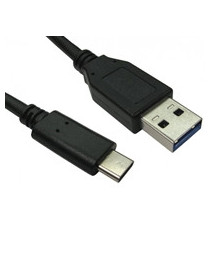 TARGET USB3C-921-2M Data Cable  USB 3.1 Type-A (M) to USB 3.1 Type-C (M)  2m  Black  5Gbps Data Transfer Rate  Supports up to 3A 20V (60W)  USB Power Delivery v2.0  OEM Polybag Packaging