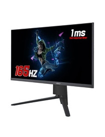 piXL CM24F10 24 Inch Frameless Gaming Monitor  Widescreen LCD Panel  Full HD 1920x1080  1ms Response Time  165Hz Refresh  Display Port / HDMI  16.7 Million Colour Support  VESA Wall Mount  Black...