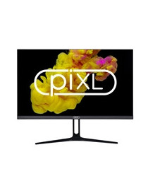 piXL PX24IVHF 24 Inch Frameless Monitor  Widescreen IPS LCD Panel  5ms Response Time  75Hz Refresh Rate  Full HD 1920 x 1080  VGA  HDMI  Internal PSU  16.7 Million Colour Support  Black Finish  3...