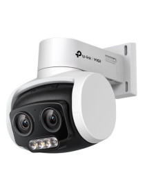 TP-LINK (VIGI C540V) VIGI 4MP Outdoor Full-Colour Dual-Lens Varifocal Pan Tilt Network Camera  PoE  3x Zoom  Human & Vehicle Classification  H.265+