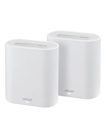Asus (ExpertWiFi EBM68) AX7800 Tri-Band Wi-Fi 6 Business Mesh System  2 Pack  Guest Networks  Commercial Grade Security  White