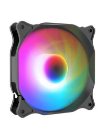 Vida Pulsar 12cm ARGB Fan for Vida EOS & TEMPEST Cases  9 LEDs  Hydraulic Bearing  1200 RPM  4-pin (Daisy Chain Header)  Black