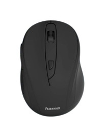 Hama MC-400 V2 Compact Wireless Optical Mouse  6 Buttons  800-1600 DPI  Black