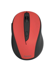 Hama MC-400 V2 Compact Wireless Optical Mouse  6 Buttons  800-1600 DPI  Black/Red