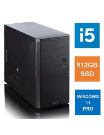 Spire MATX Tower PC  Fractal Core 1100 Case  i5-12400  8GB 3200MHz  512GB SSD  Bequiet 550W  No Optical  KB & Mouse  Windows 11 Pro